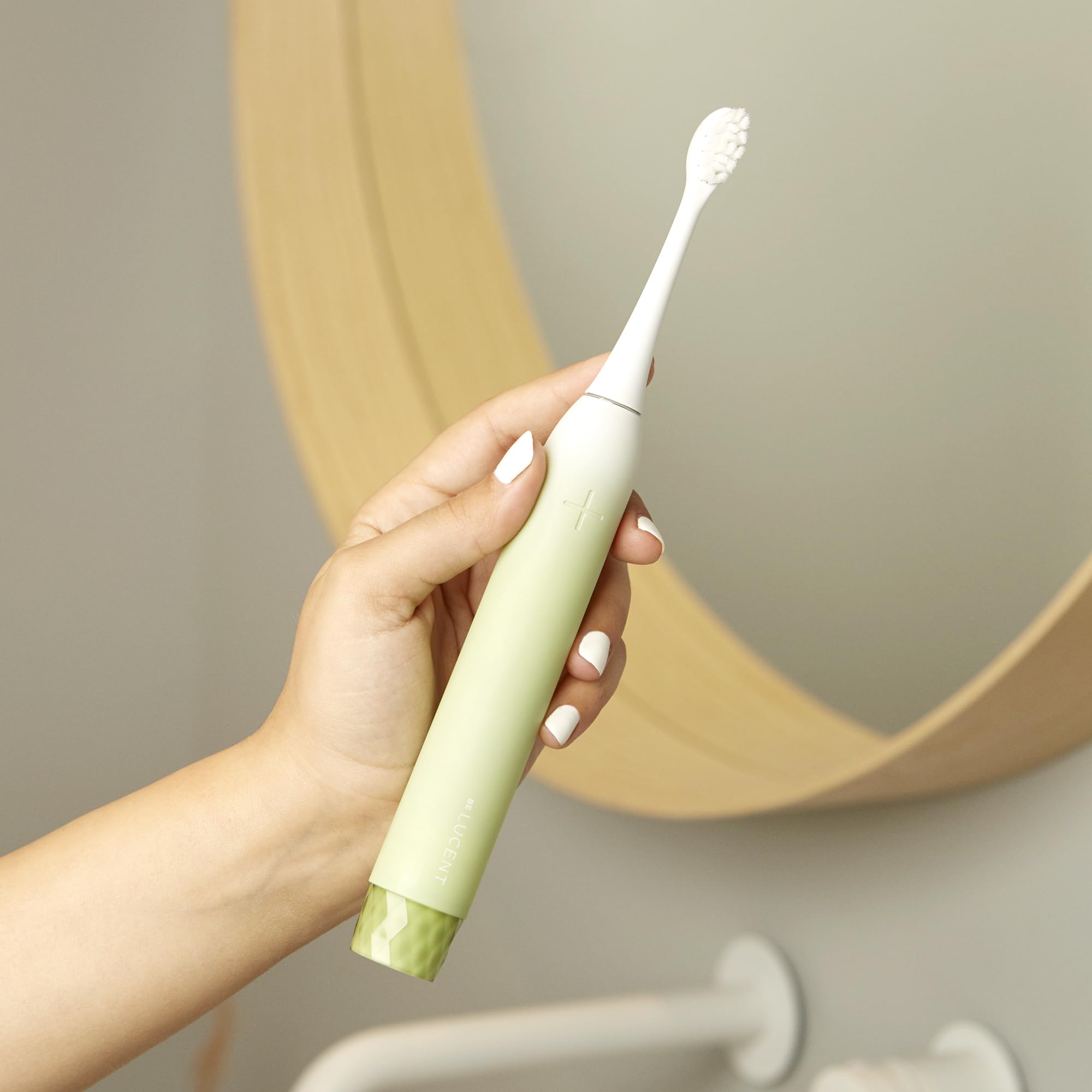 Cepillo de dientes eléctrico Prism Sonic: cepillo de dientes eléctrico Sonic con encendido automático, temporizador inteligente, 3 modos de cepillado, sensible a la presión, duración de la