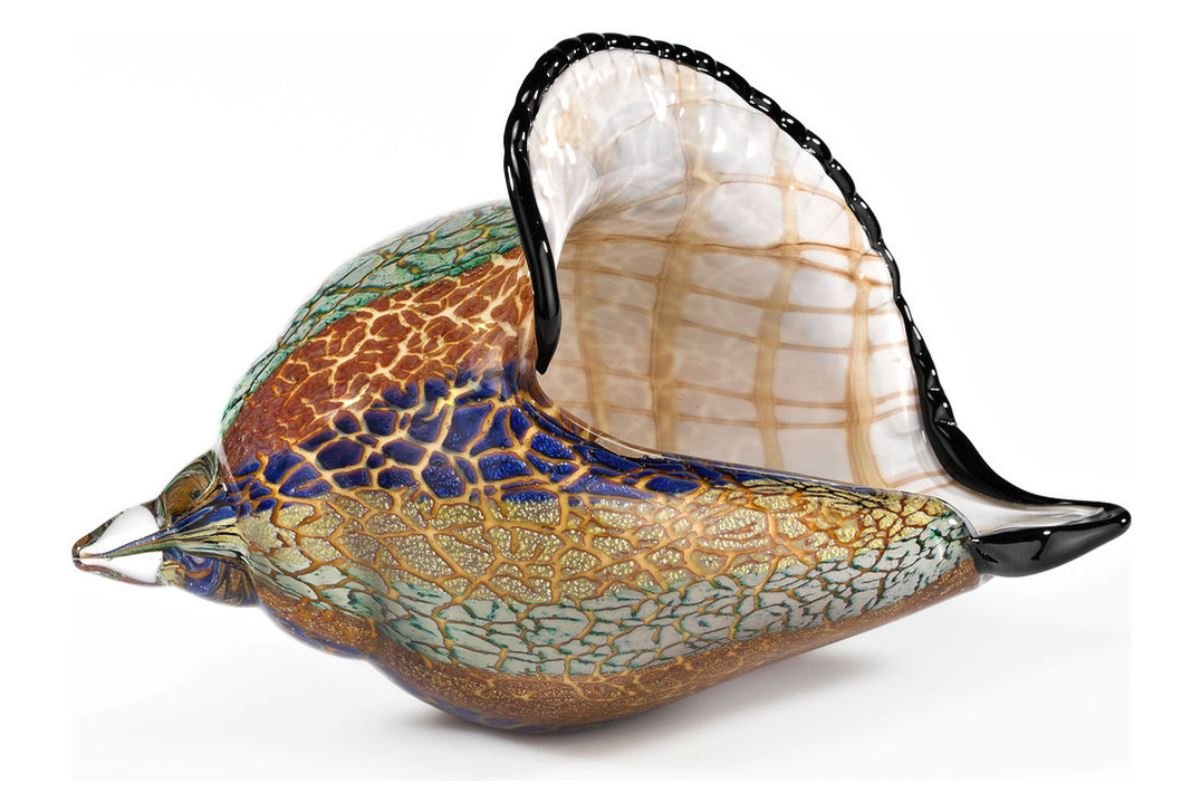 Badash Small Murano Art Glass Conch Shell