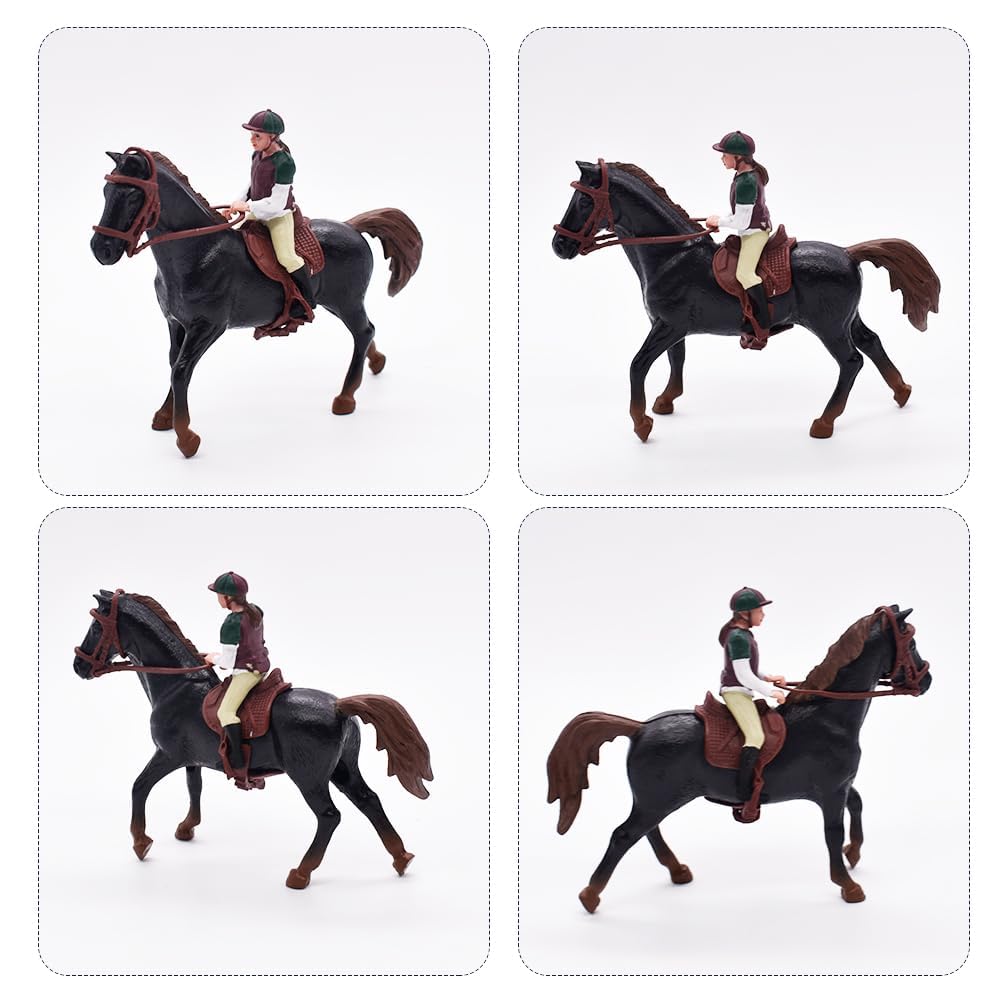 Horse Toy, Horse Rider for Kids, Horse Toys Playset with Cowboy, Farm World Horse Club Rider with Horse Figurines 1