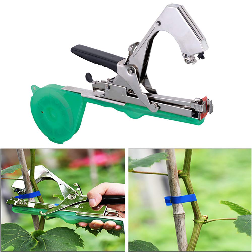 CNRGHSGardening Tape Tool Gun, Tying Machine, Bangman Machine Gun Strapped Sticks Tomato Machines, Plants and Garden Tools Tape Tools for Vineyard