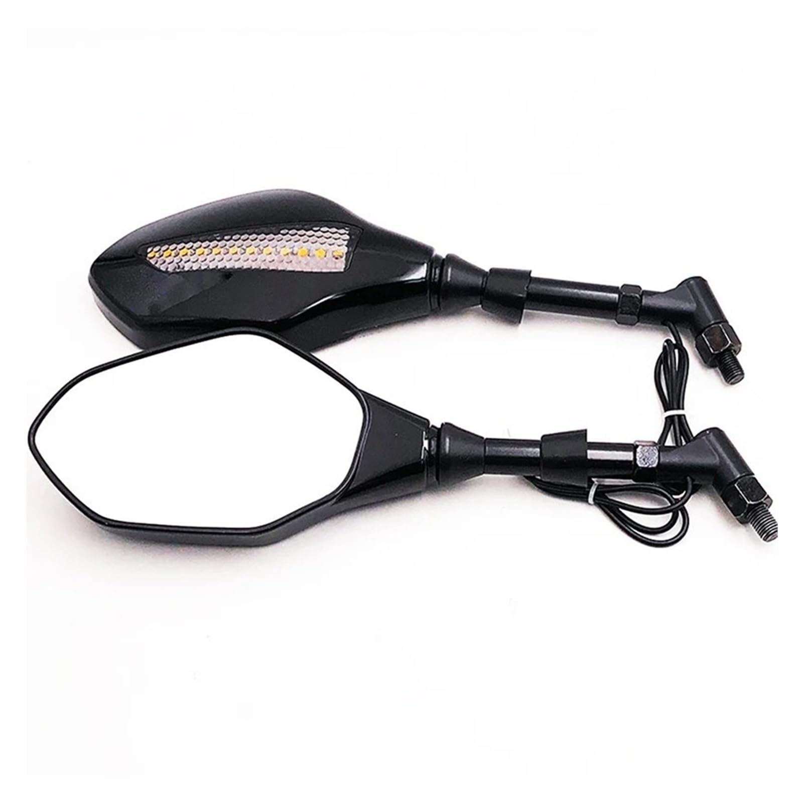 Espejos de Motocicleta Evita Vibraciones para Ducati Monster Luz Señal Giro
