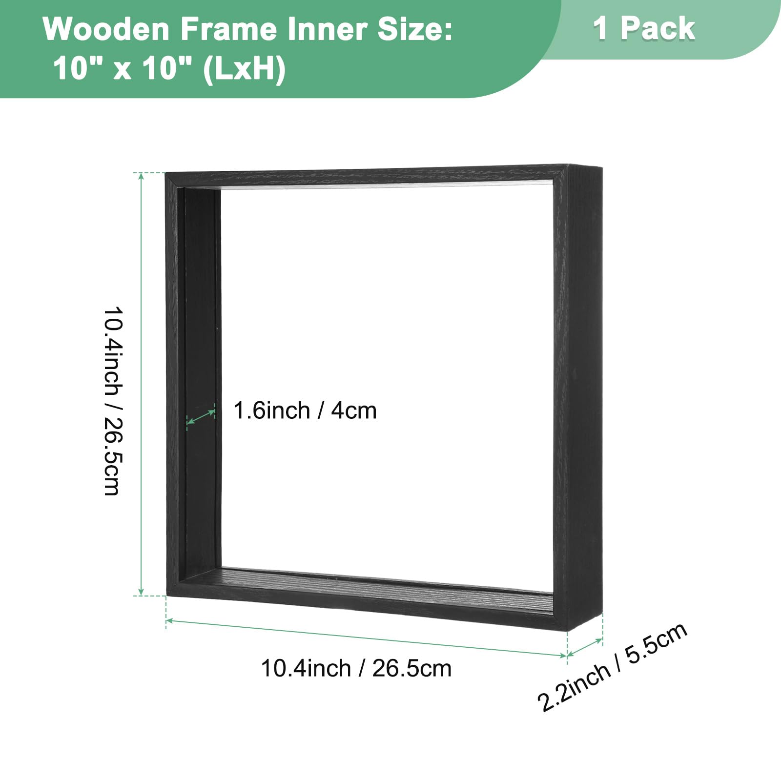 M METERXITY 1-Pack Dried Flower Frame - Image 3