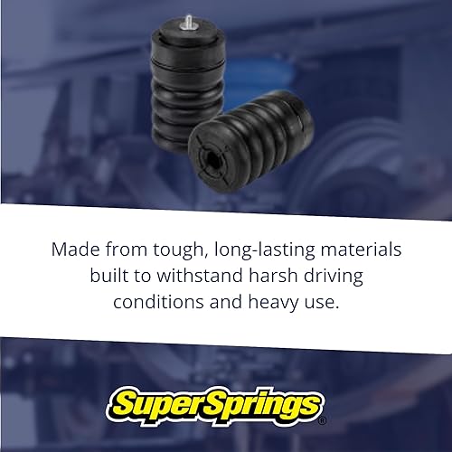 Miniatura 21 de SuperSprings Juego de SumoSprings traseros para Ford Transit 150/250/350/350HD (2015-2025 RWD / 2020-2025 4WD) Capacidad de 2800 libras al 50%