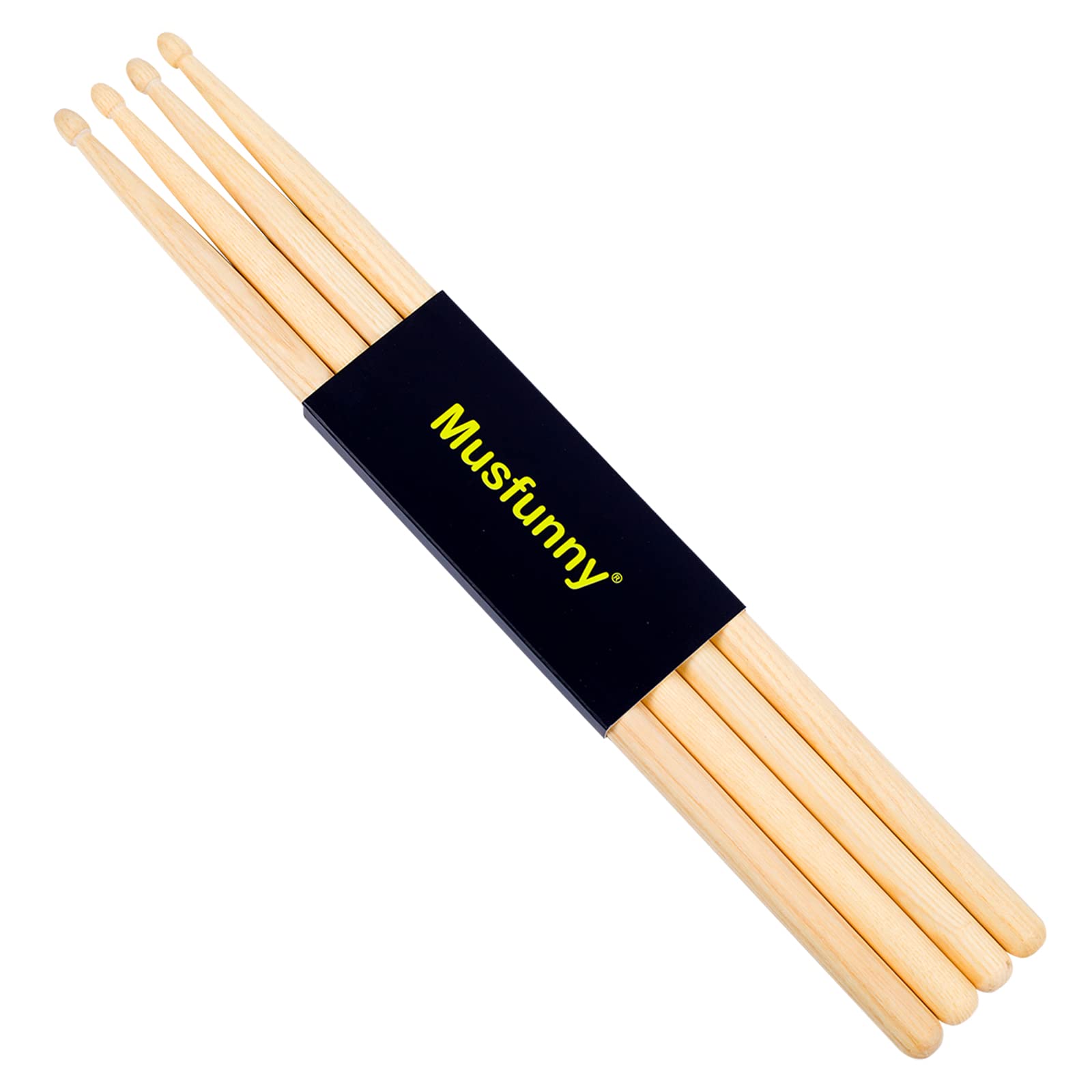 Musfunny 5A Wood Drum Sticks for Kids Drumsticks for Electronic Drum