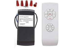 Universal Ceiling Fan Remote Control Kit for Effortless Fan Operation