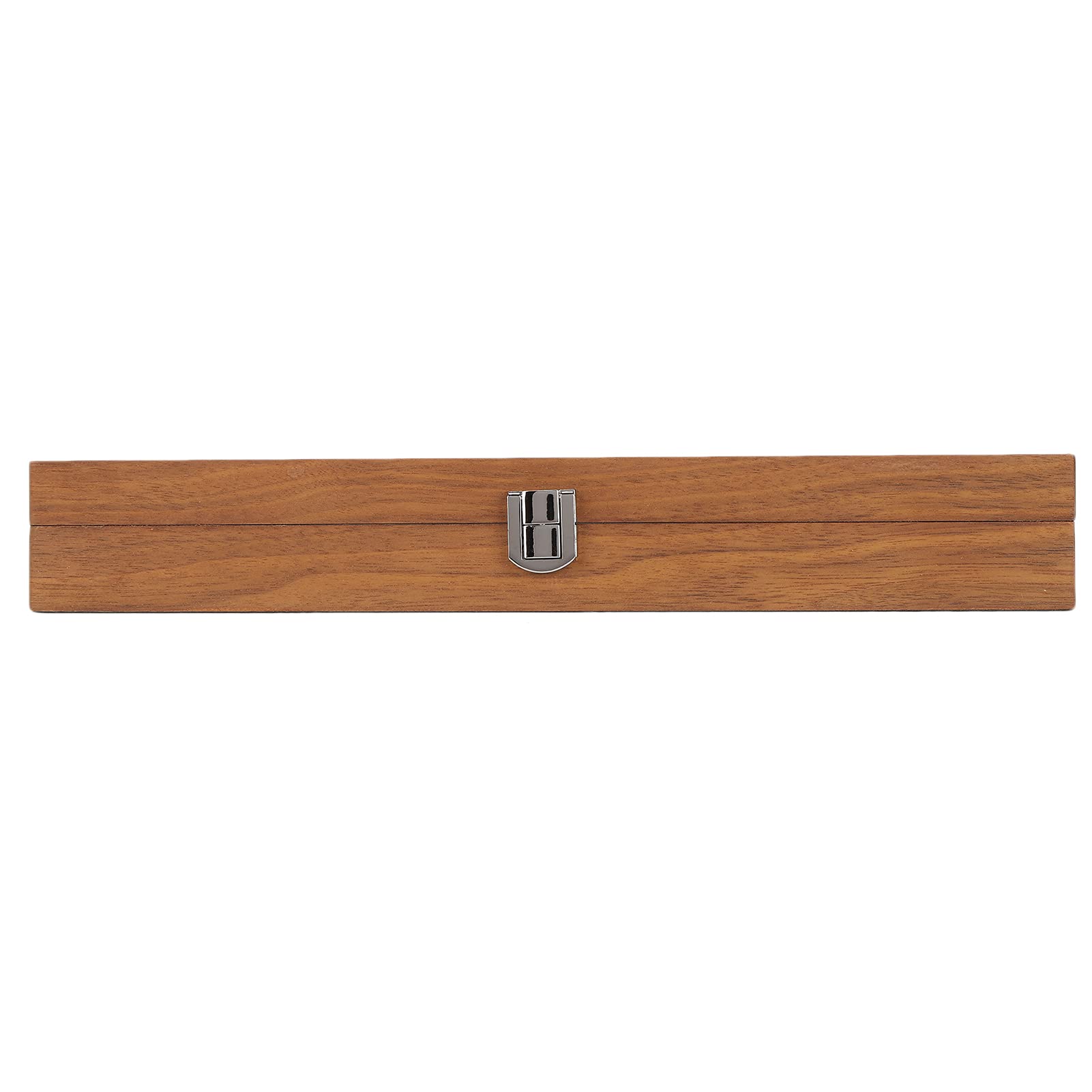 Ausla Vetrina per Penne Stilografiche in Legno di Noce, Scatola Portaoggetti per 12 Penne, Design Elegante, Finestra Trasparente, luminosità di Lunga Durata per la Casa, Mostre