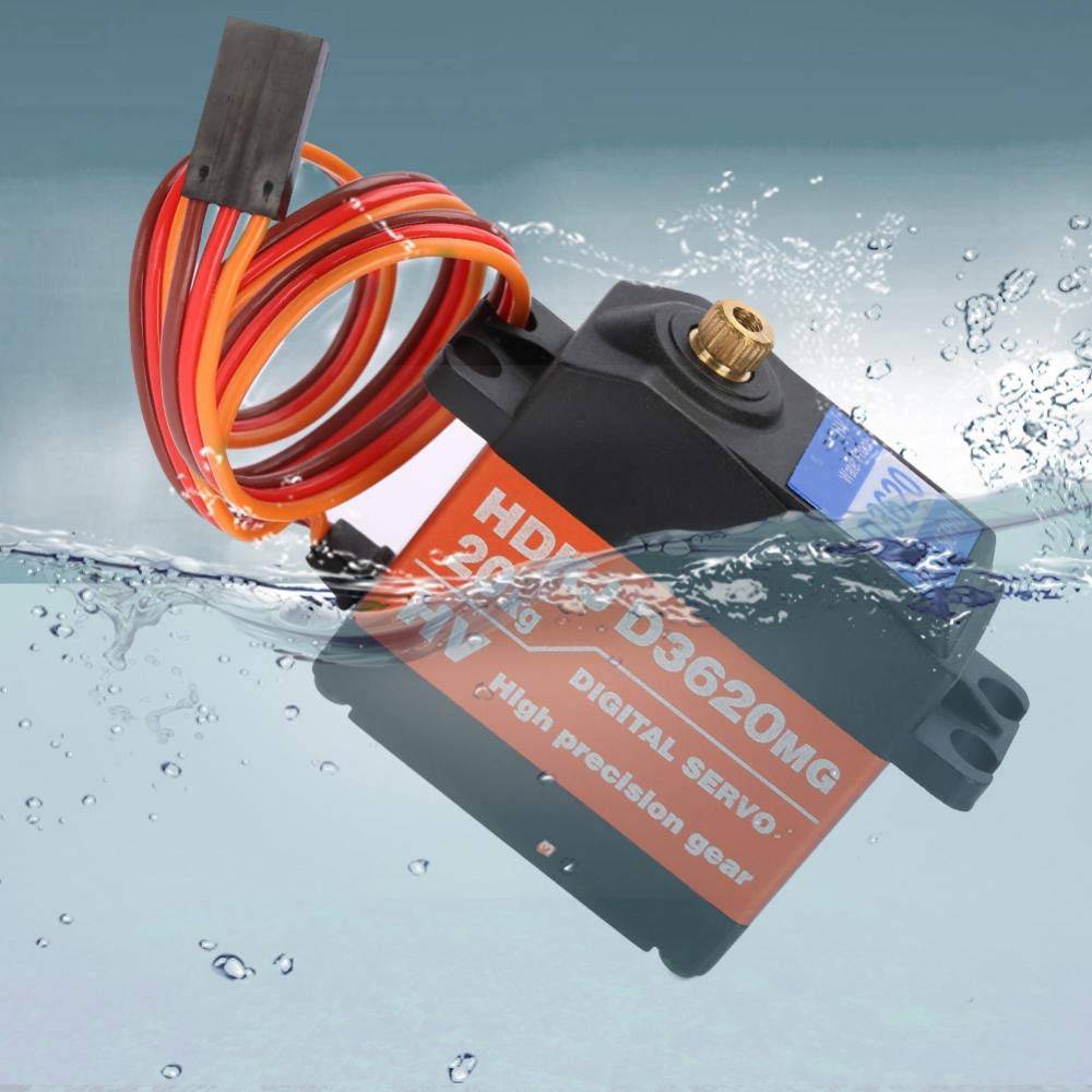 Servo Numérique 20KG Métal - Haute Vitesse - Imperméable - Pour RC Et Robots