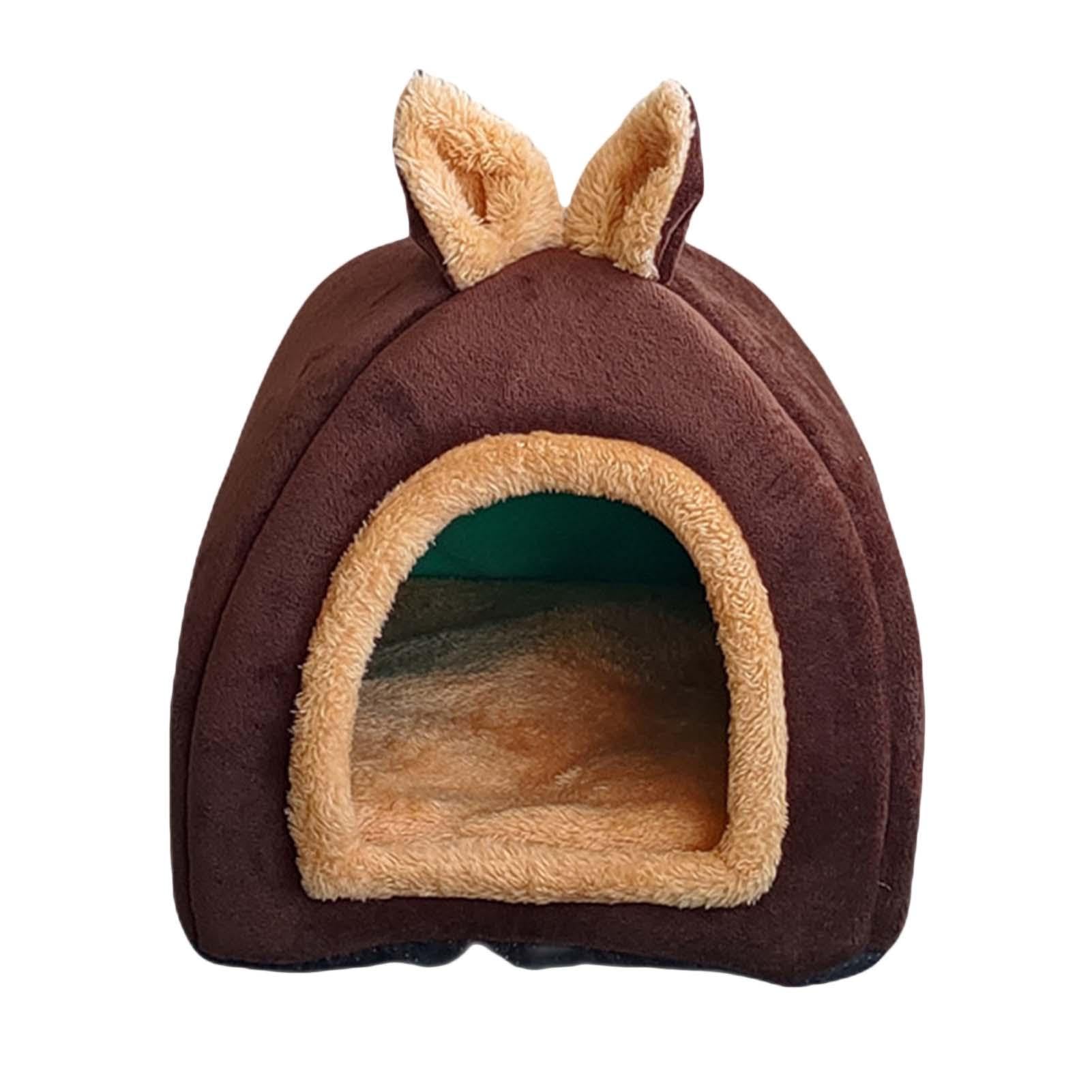 Casa de animales pequeños y cama cómoda de chinchilla para jaula