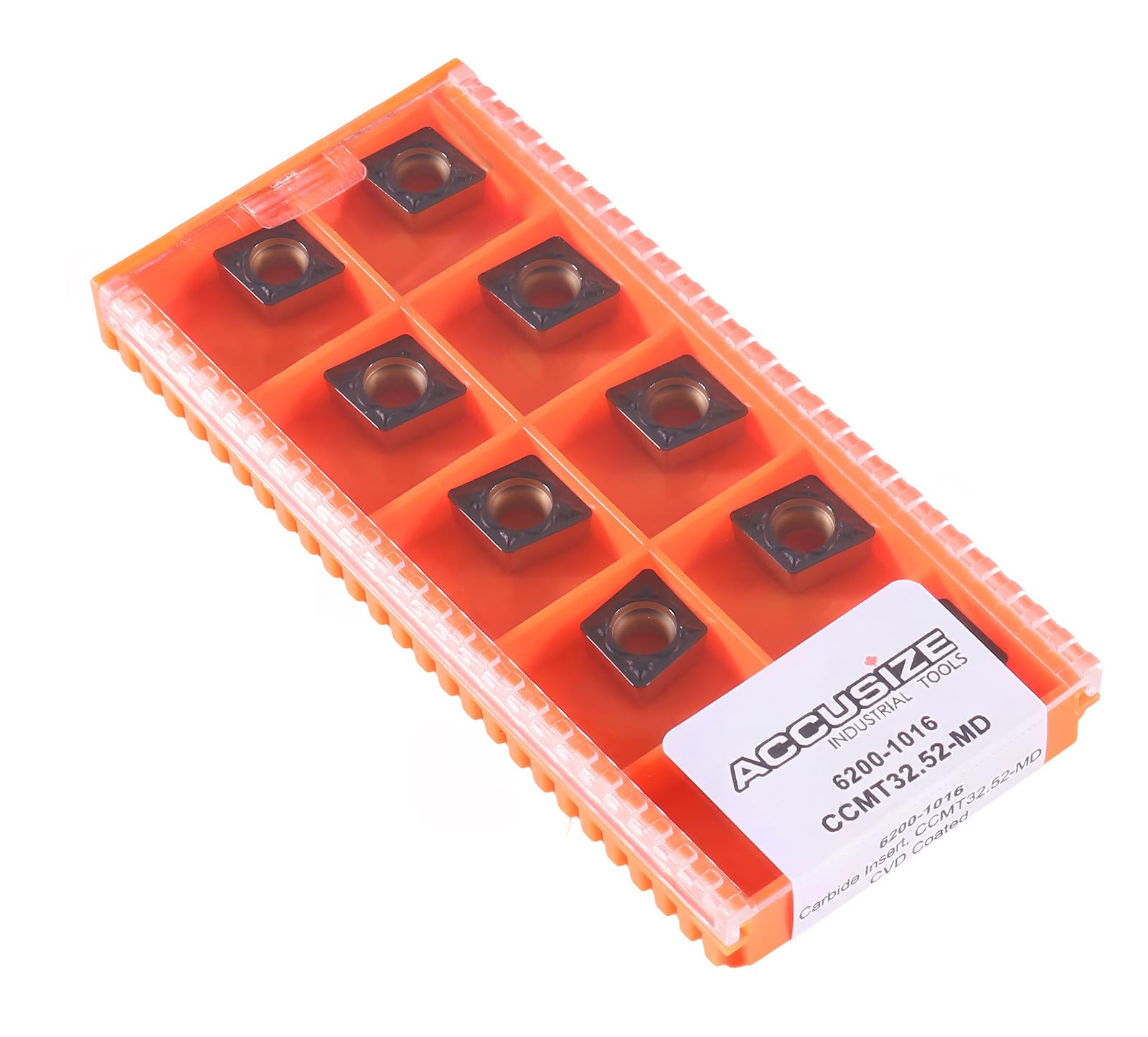 Inserts CCMT32.52 bicolores jaune et noir avec traitement de surface protecteur CVD