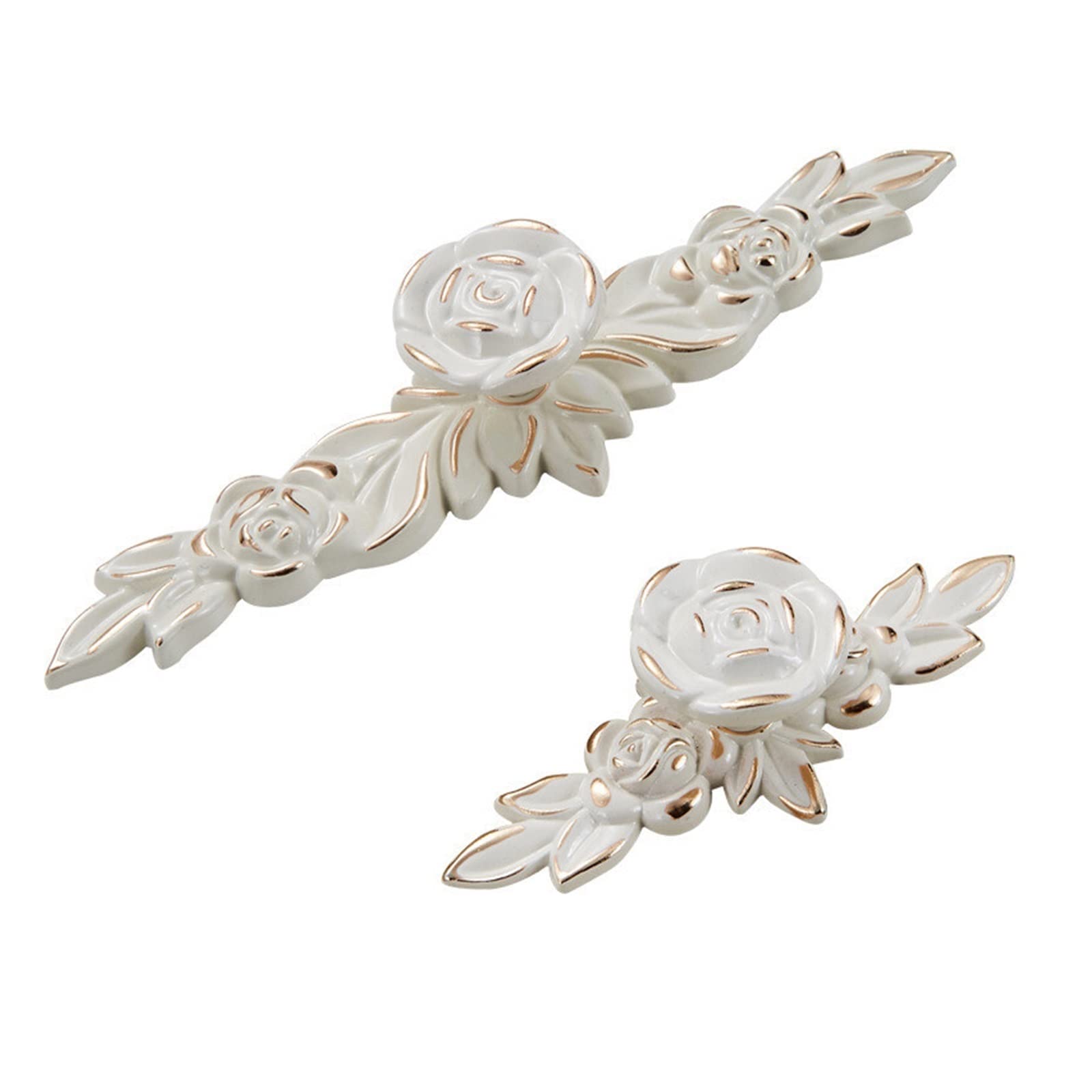 Bouton de meuble noir et or rose pour relooker une armoire
