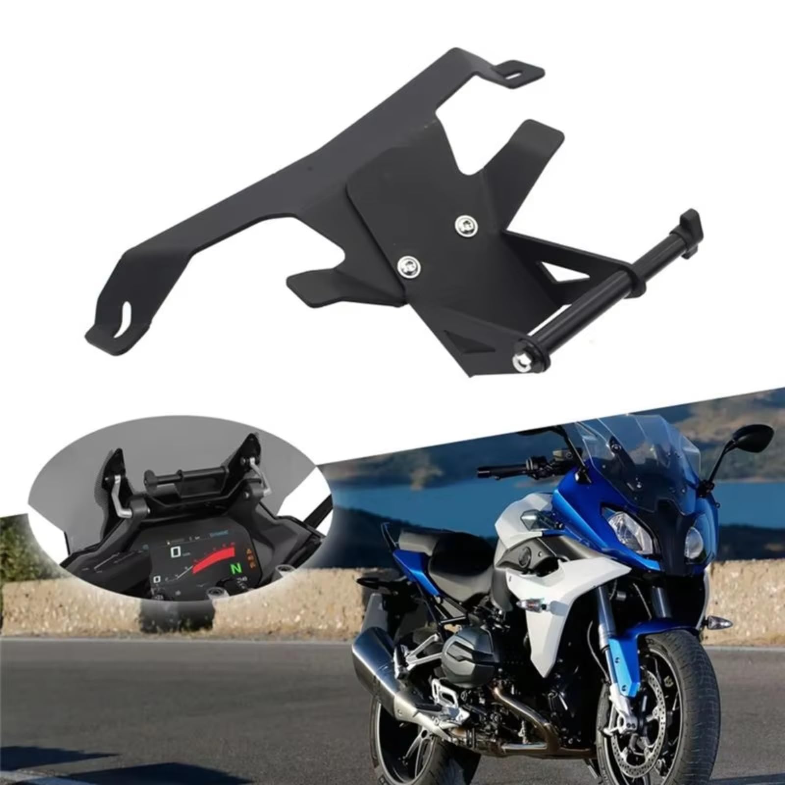 Compatible Avec Pour RS Support De Navigation Moto Support GPS Support Étanche A65M Barre Navigation Moto
