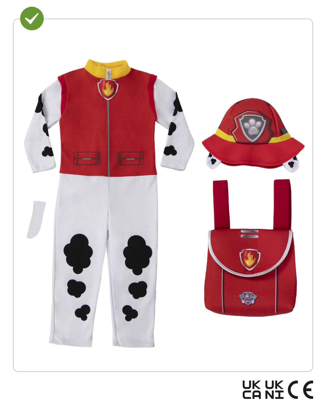 Funidelia Costume Ufficiale Paw Patrol per bambino - Tenuta per bambini per feste, Carnevale e Halloween