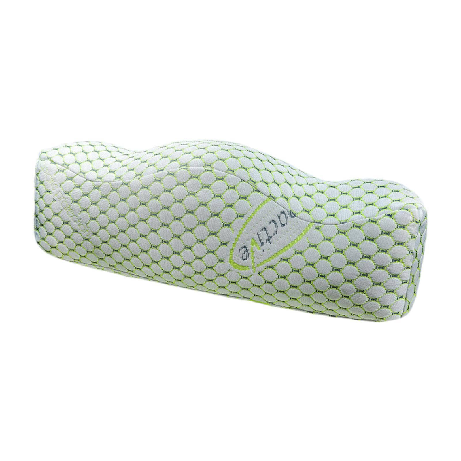 Almohada para Piernas Cojín Elevador para Reposapiés Ergonómico para Piernas Almohada Versátil de Material de Algodón Transpirable Y, Verde, Individual