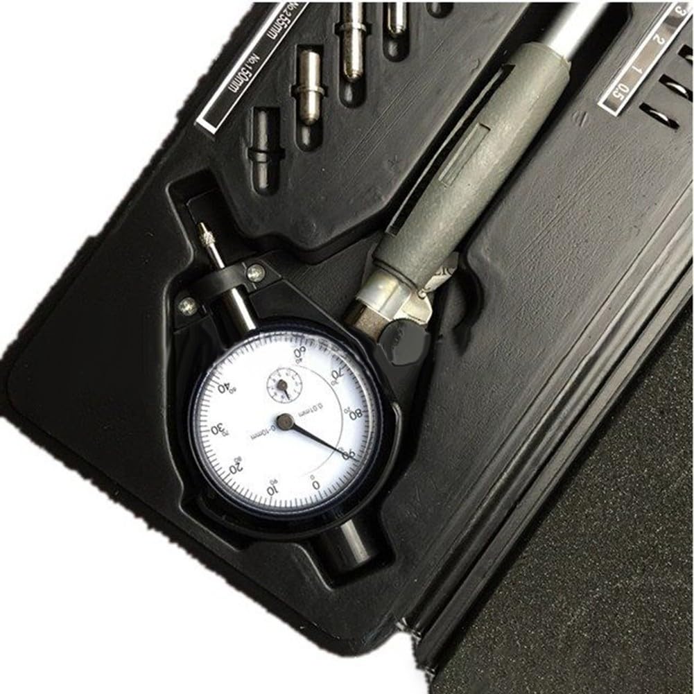 Jauge d'alésage Jauge Set 18-35 mm/35-50 mm/50-160 mm Diamètre intérieur Comparateur Alliage d'aluminium Haute précision 0,01 mm Dial Bore Gauge Outil de mesure industriel