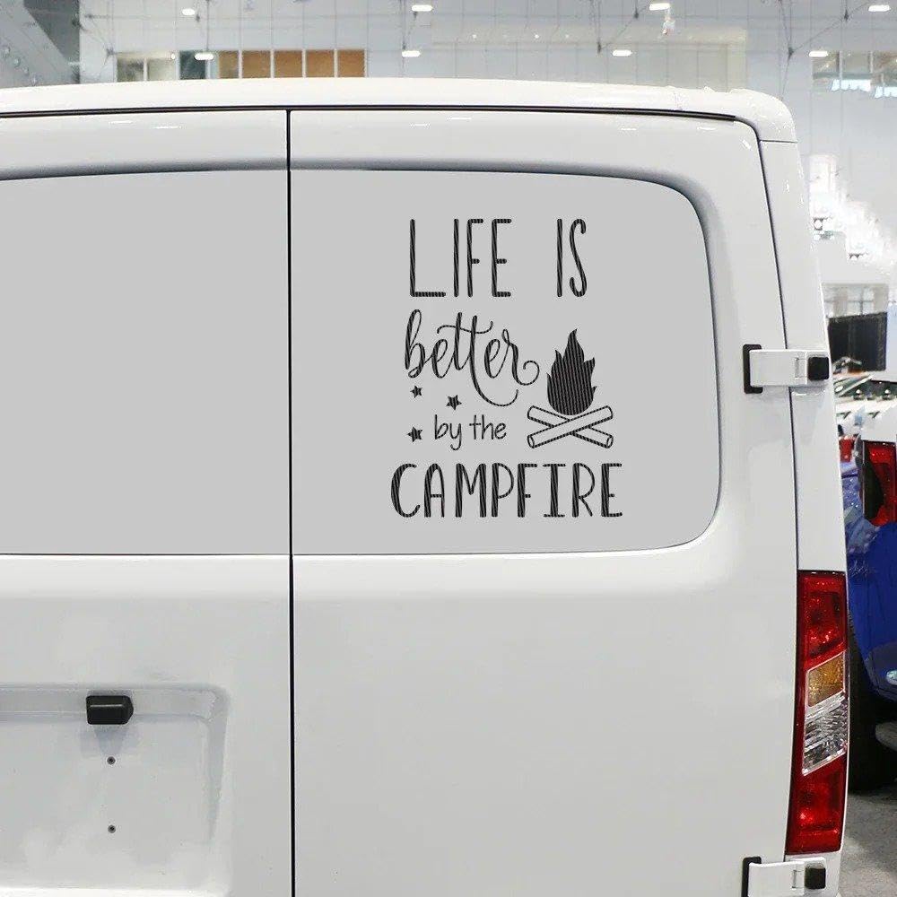 Decalcomanie per auto Decalcomanie Decorative Con Motivi Adesivi Per Auto | Nero opaco