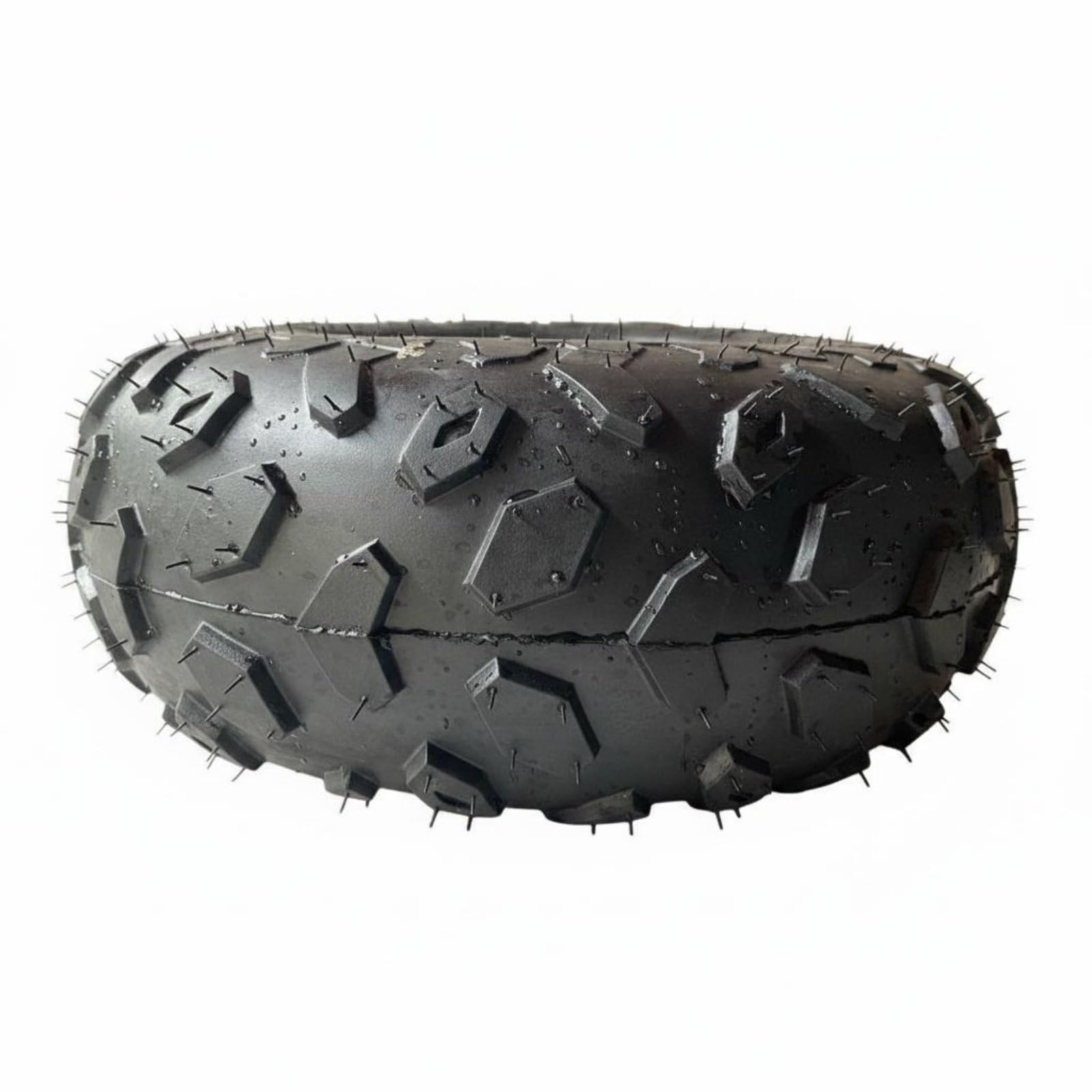 Qianly Pneumatico Atv Ruota Cerchio Kit Tubeless Battistrada Aggressivo in Gomma per Controllo Migliorato E Stabilità su Sabbia E Adatto per Kart Fai da Te Manutenzioni Attività Allaperto