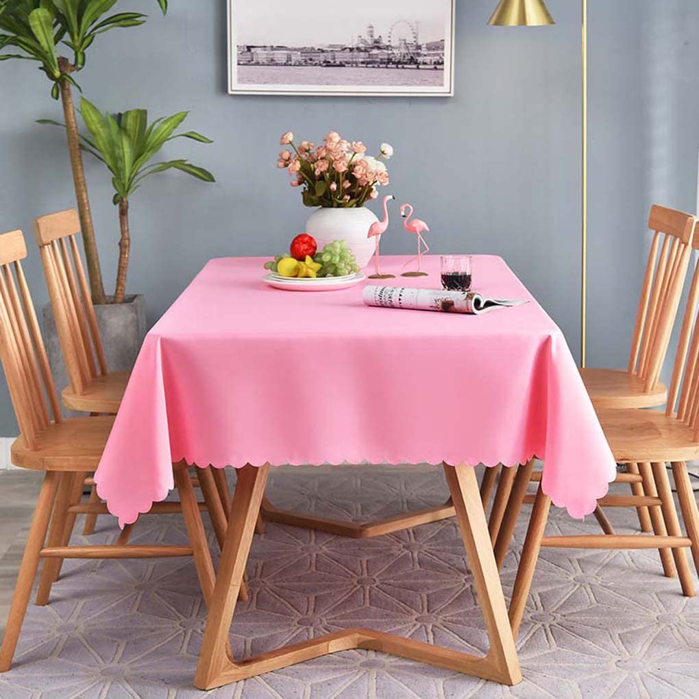 Amazon｜Foxace テーブルクロス 布 マルチクロス 無地 ピンク 正方形