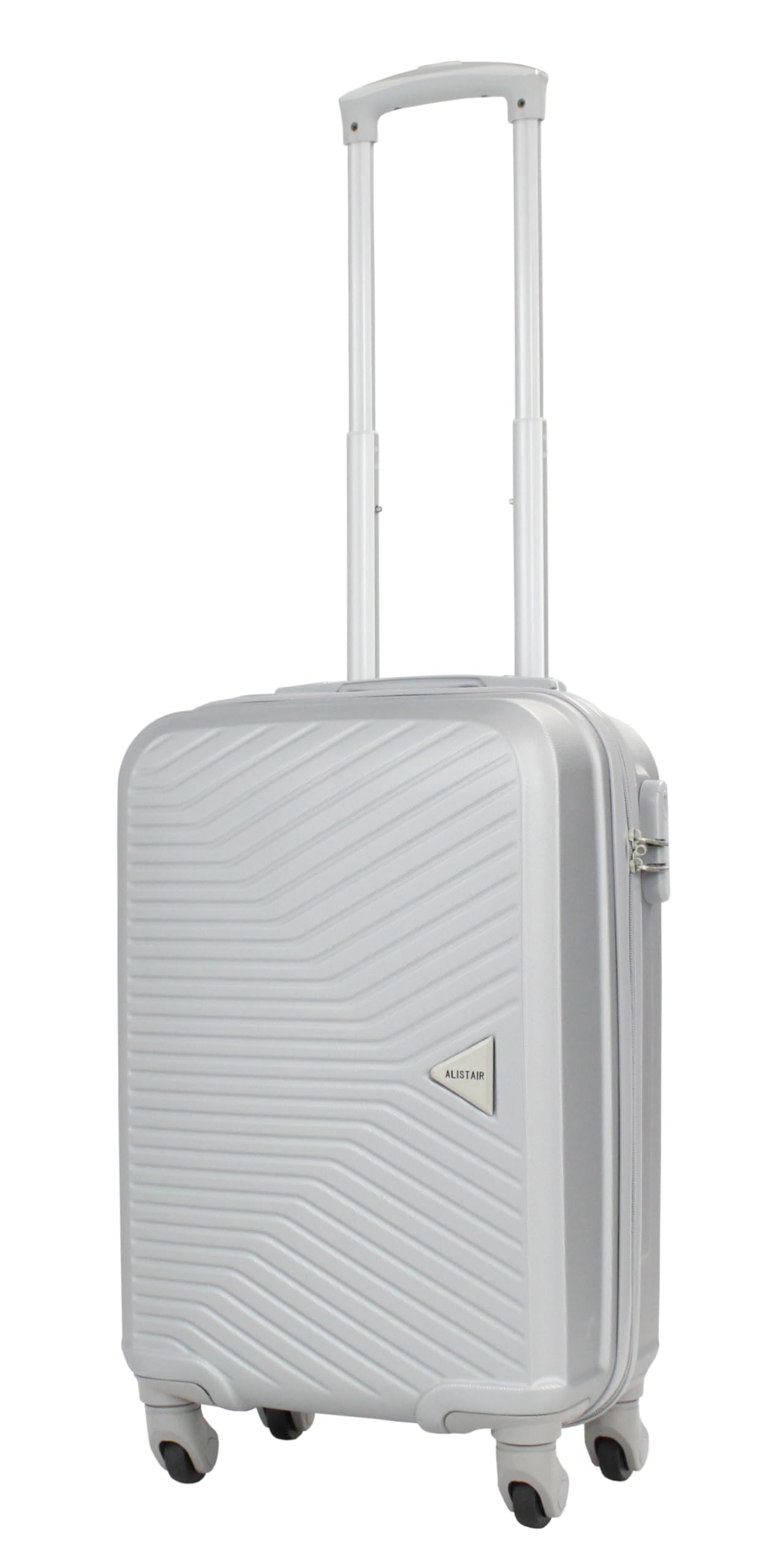ALISTAIR "Iron Valise Cabine 55 cm - Marque Française - Garantie 2 Ans en France (Argent)