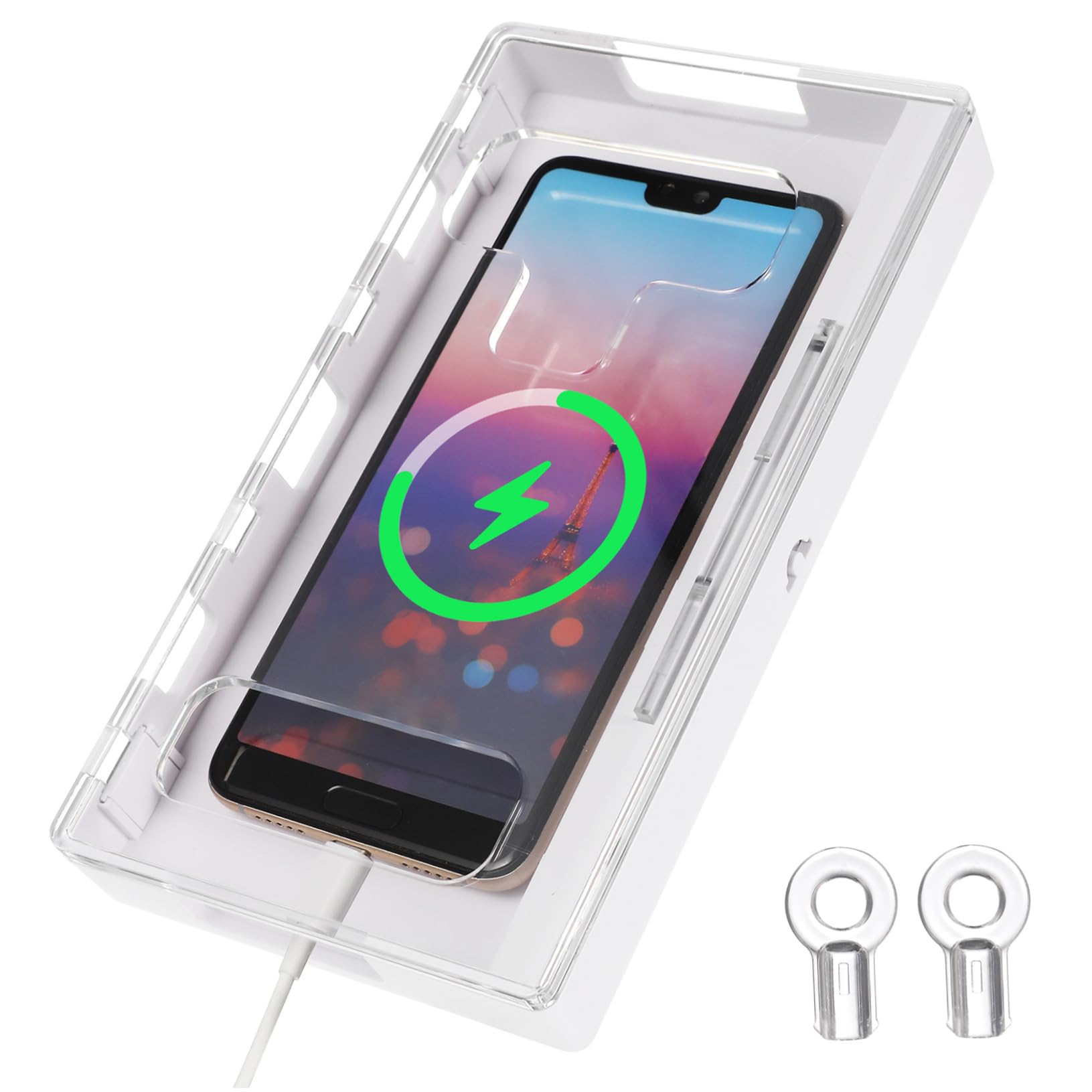 BUTIFULSIC Box Mobile Phone Lock Box Phones for Locker Portable Phone Lock Phone Storage Cabinet with Lock Cell Phone Jail Cage Smart Storage Cabinet Cell Phones for PC