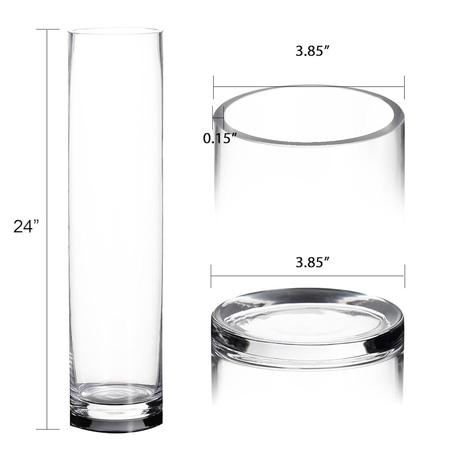 O’tra FAG300E Amazon.com: Fgail 10 Pack Clear Glass Vases for Centerpieces