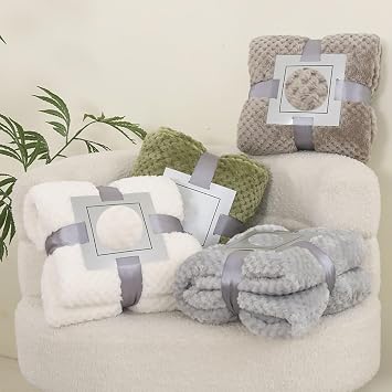 Throw Blanket for Sofa & Bed,Extra Large Soft Fluffy Fleece Blanket Double Bed Size Single for Bedroom Couch Fuzzy Cozy Lightweight for All Season(Dark Gray,150x200 cm)