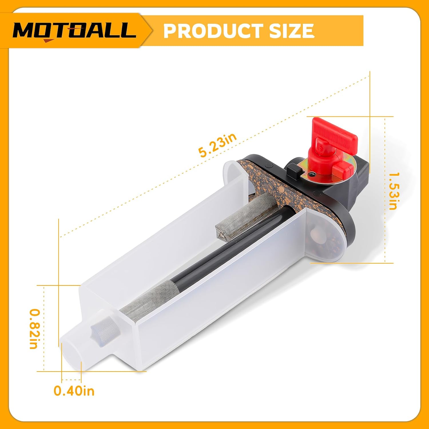 MOTOALL 7051006 Fuel Shut off Valve Petcock Fit for Polaris Trail Boss Blazer 250 Magnum 425 Replace #7051014