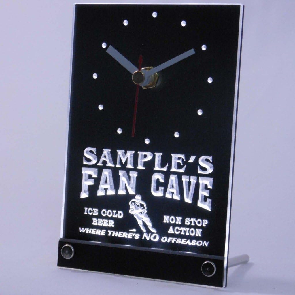 ADVPRO tnctg-tm Personalized Custom Hockey Fan Cave Bar Beer Neon Led Table Clock