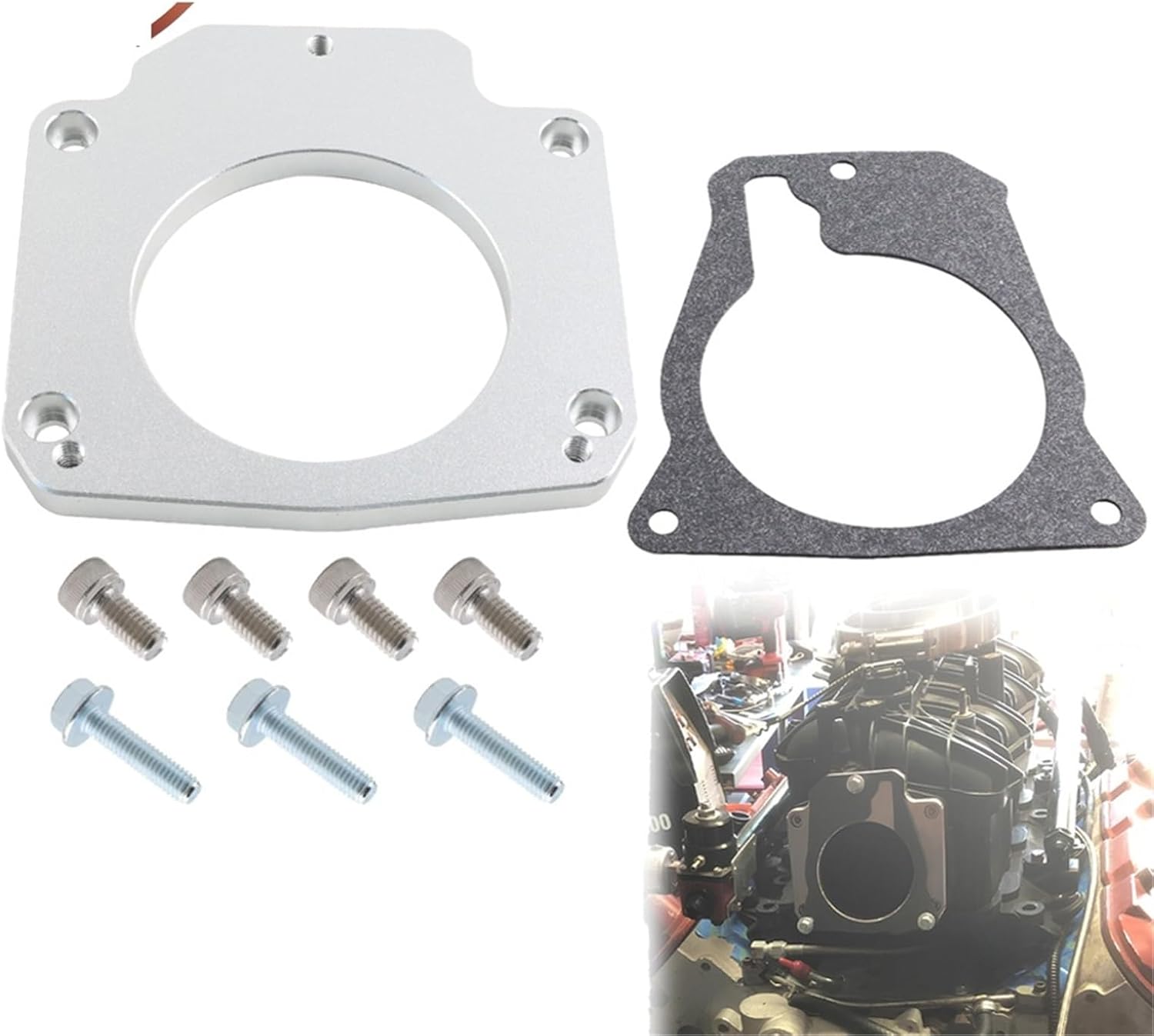Throttle Valve Gasket Set Drive Bv Wire Throttle Body Adapter Easy installation 551567 Automobiles Parts Air Intake System