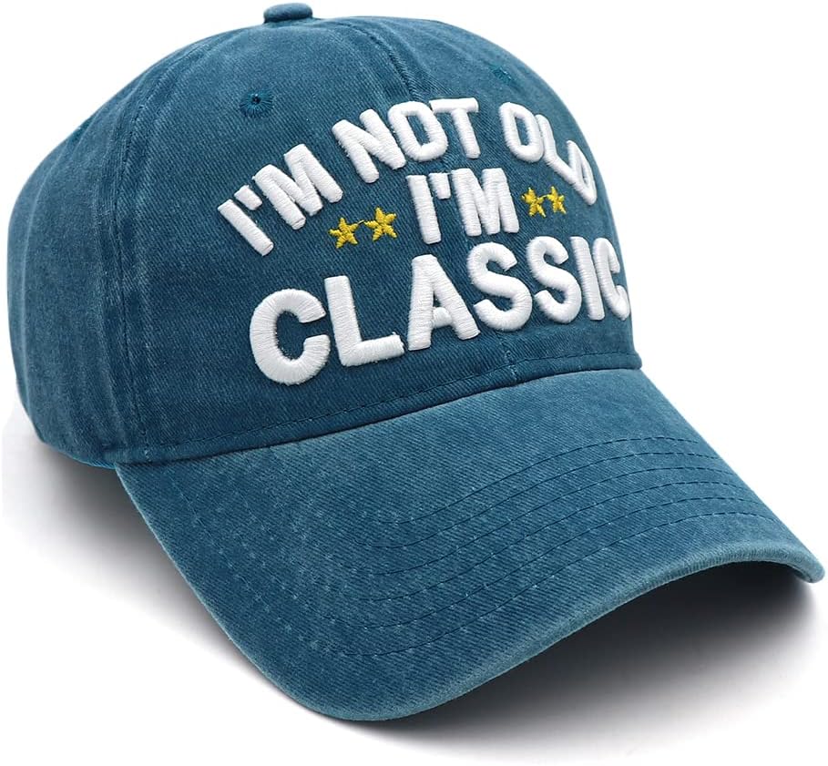 Funny Father's Day Retirement Old Elderly Man Gifts Baseball Cap for Men Women,I'm Not Old Classic Birthday Gifts - Image 3