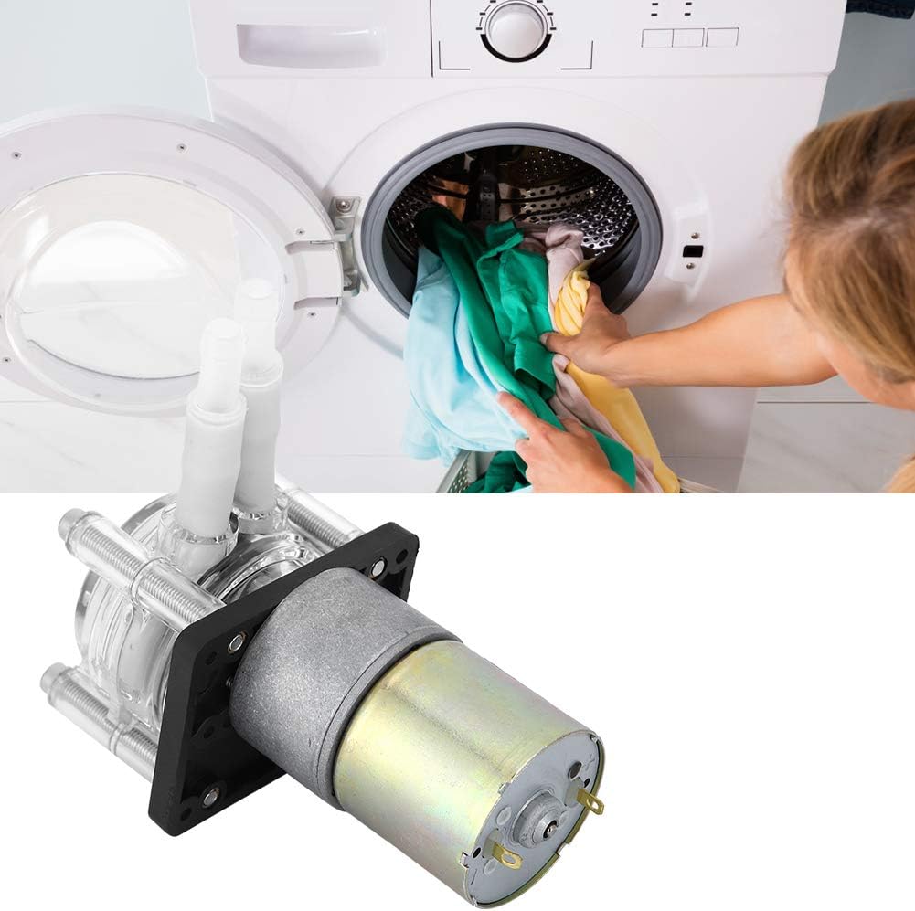 DC Vacuum Pump Strong Suction Self Priming Peristaltic Pump, High for Aquarium Chemicals Liquids and Other Dosing Additives (12V)