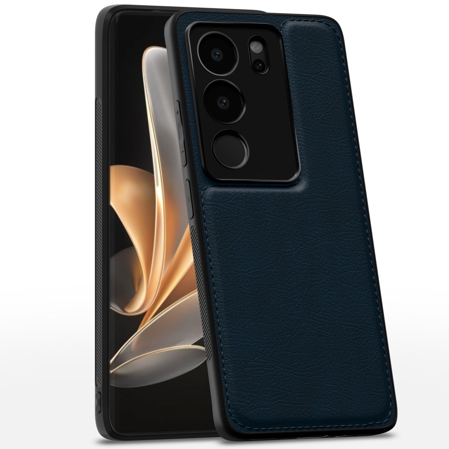 Pikkme Vivo V29 / V29 Pro 5G Back Cover | Flexible Pu Leather | Full Camera Protection | Raised Edges | Super Soft-Touch | Bumper Case for Vivo V29 / V29 Pro 5G (Blue) (B0D796XQZ5) Amazon Price History, Amazon Price Tracker