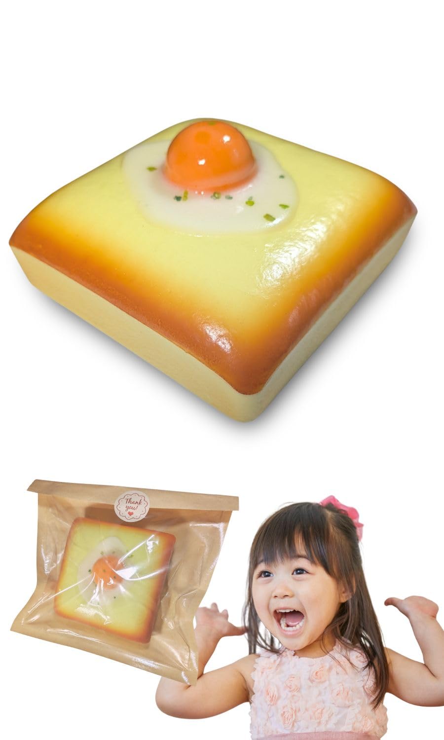 Amazon | Edges42 スクイーズ パン おもちゃ 食品サンプル ストレス