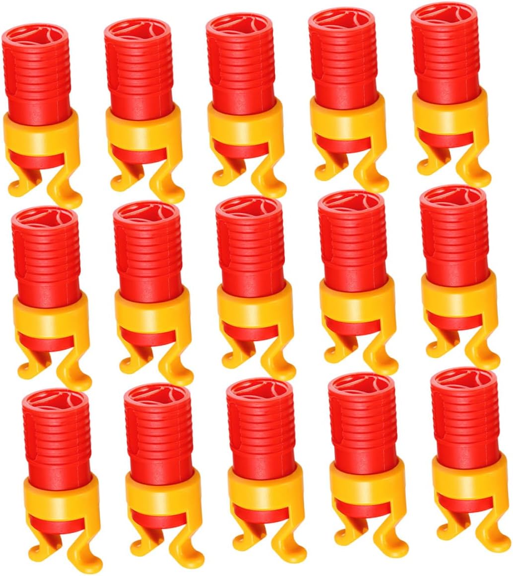 Uonlytech 15pcs Screw Gripper Holder Clamp Set, Universal Abs Plastic Screw Fixing Sleeve, Hand Screwdriver Bit Clamp for Woodworking and Repair Projects