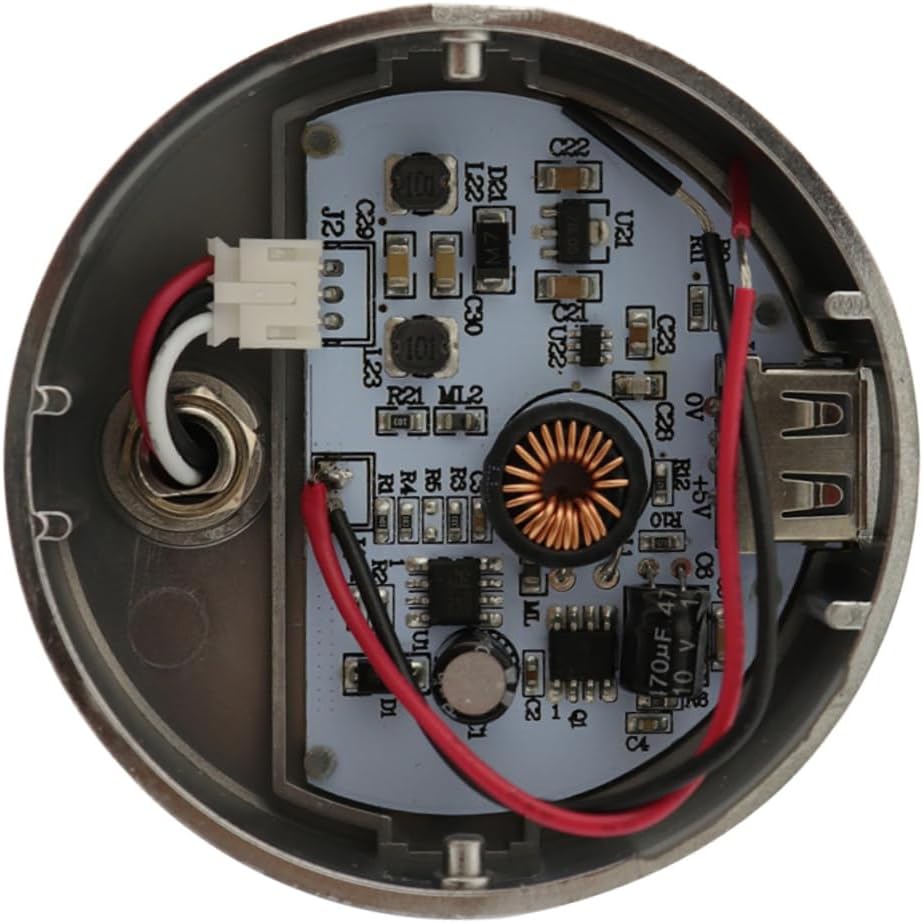 Multifunctional LED Reading Lamp with USB Charging Socket Light for Rv Use Eye Protection Low Power Consumption Compact Design for Reading and Working