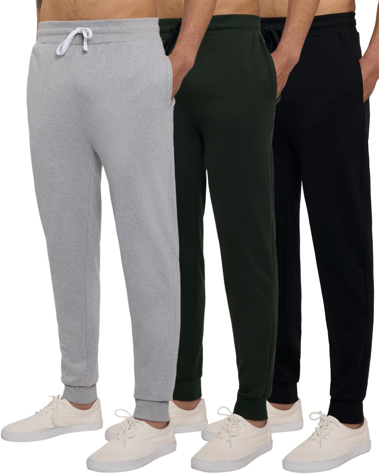 Real Essentials Herren Tapered Trainingshose