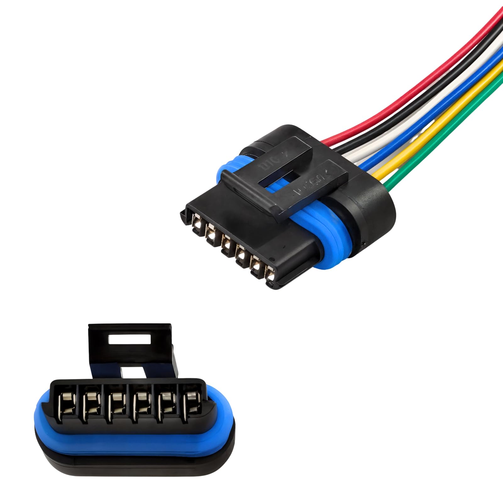 6-Pin Throttle Position Sensor Connector Pigtail – Pre-Wired TPS Plug With 7.5 Inch Leads