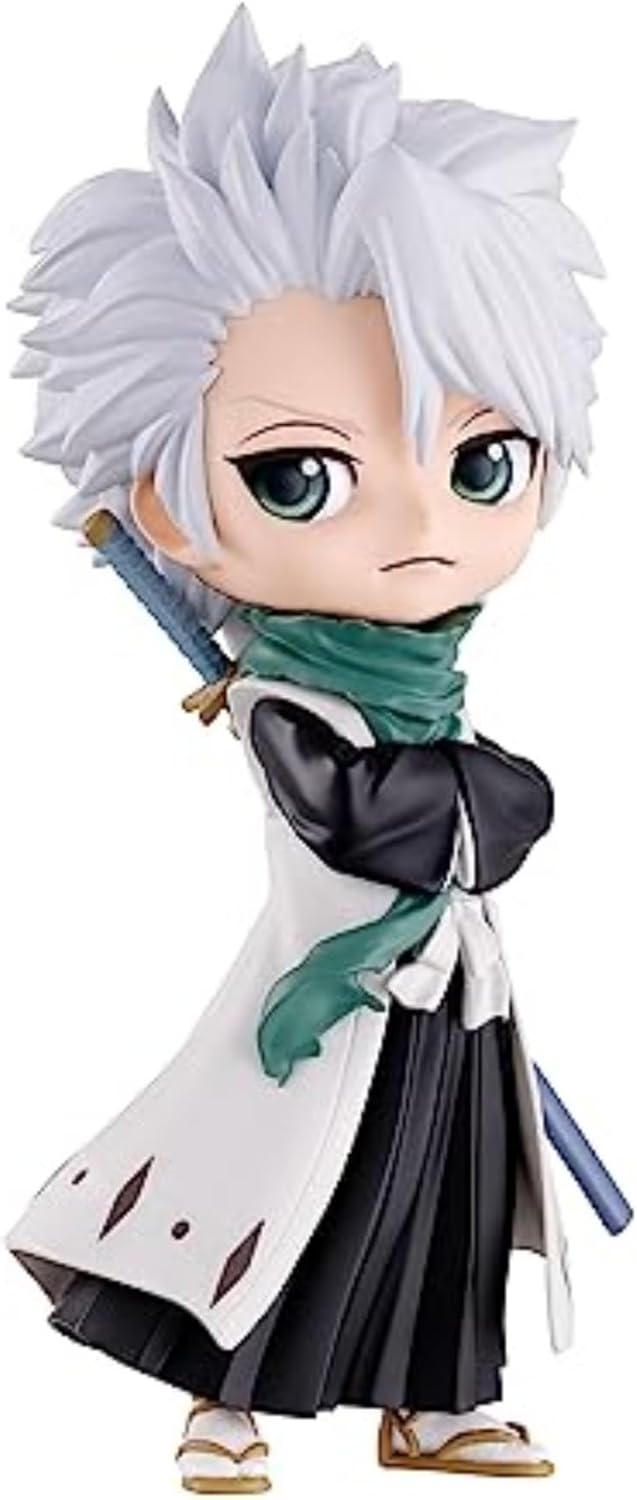 Banpresto - Bleach - Toshiro Hitsugaya (Thousand-Year Blood War) (Version A), Bandai Spirits Q Posket 5.1 Inch (Pack of 1)