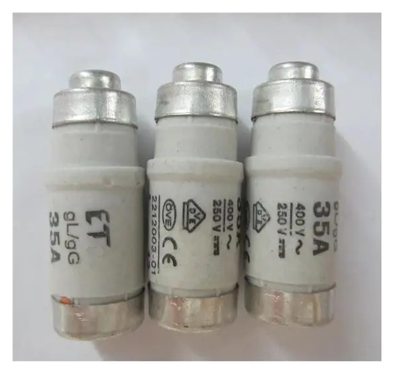 Peqyuacte 5V 1Pcs Fuse D02 20A 25A 35A 50A 63A 400V 250V Fuse(35A.)