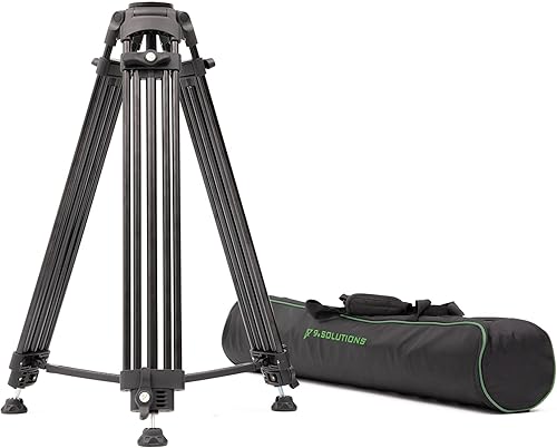 Miniatura 8 de 9.Solutions Trípode de alta resistencia para brazo C-Pan, 9.TR1, con bolsa de transporte (negro), cuenco triopd estándar integrado de 2.953 in
