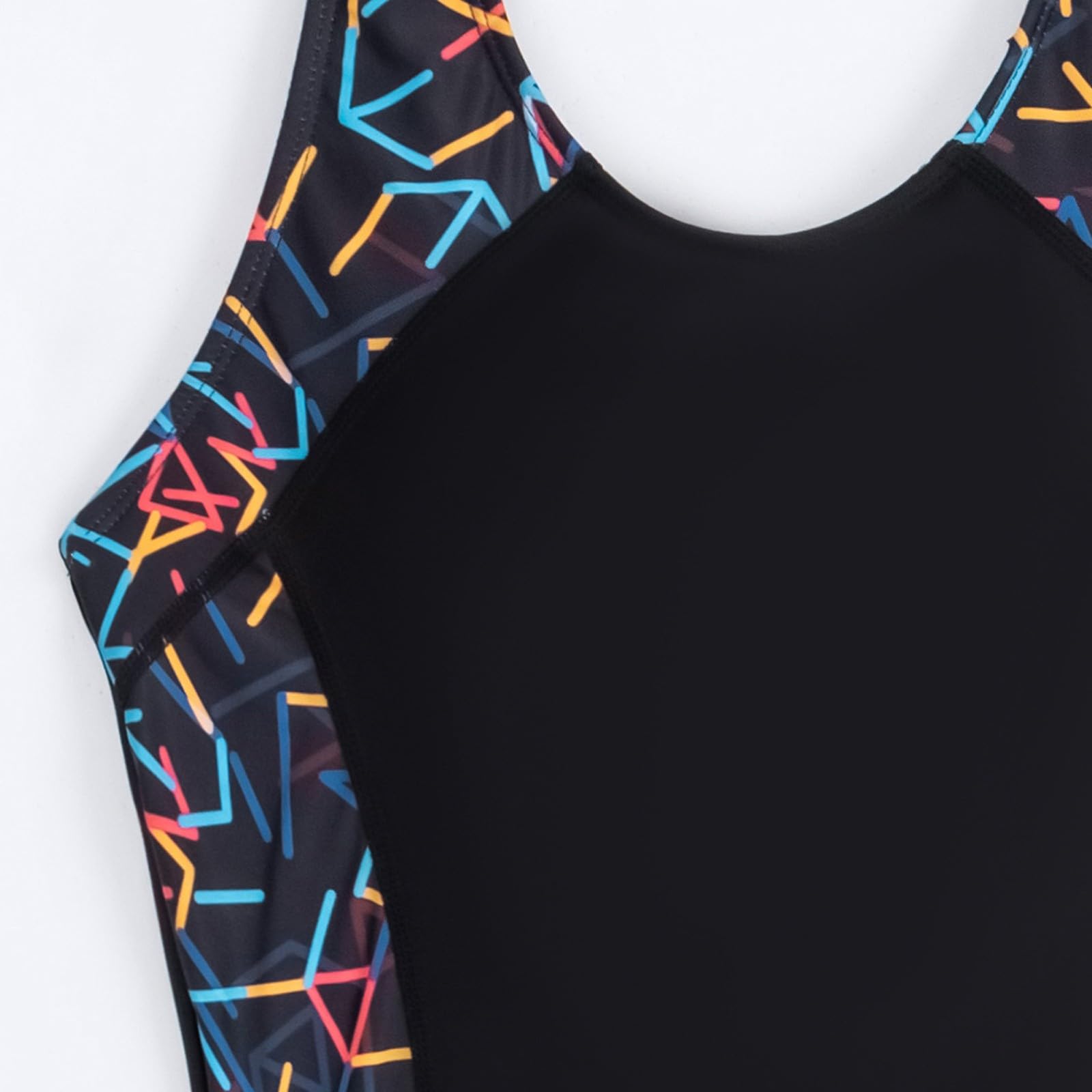 Generico Costume da Bagno Donna, Sportivo da Boyleg Racerback Sportivo A Copertura Totale, Facile da Indossare