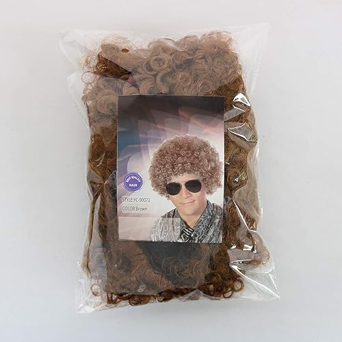 Miniatura 7 de Pelucas afro sintéticas de payaso para hombres o mujeres Cosplay anime fiesta Navidad Halloween Pelucas divertidas