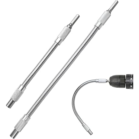 Durable and Flexible Screwdriver Drill Bit Extension