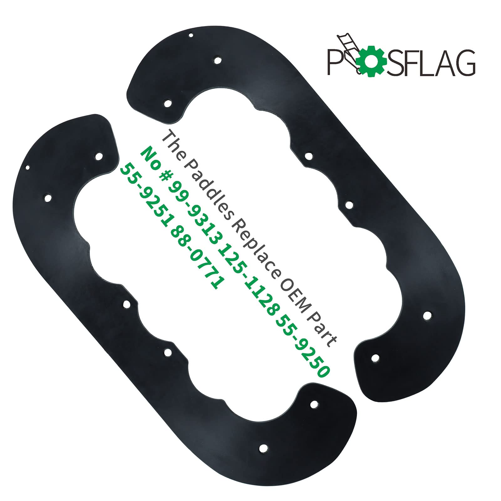POSFLAG 99-9313 Snow Blower Paddles 55-8760 Scraper Blade Hardware Kit for Toro CCR 2000, CCR 2400, CCR 2400E, CCR 2400R, CCR 2500, CCR 2500R, CCR 3000, CCR 3600, CCR 3650 Snowthrowers