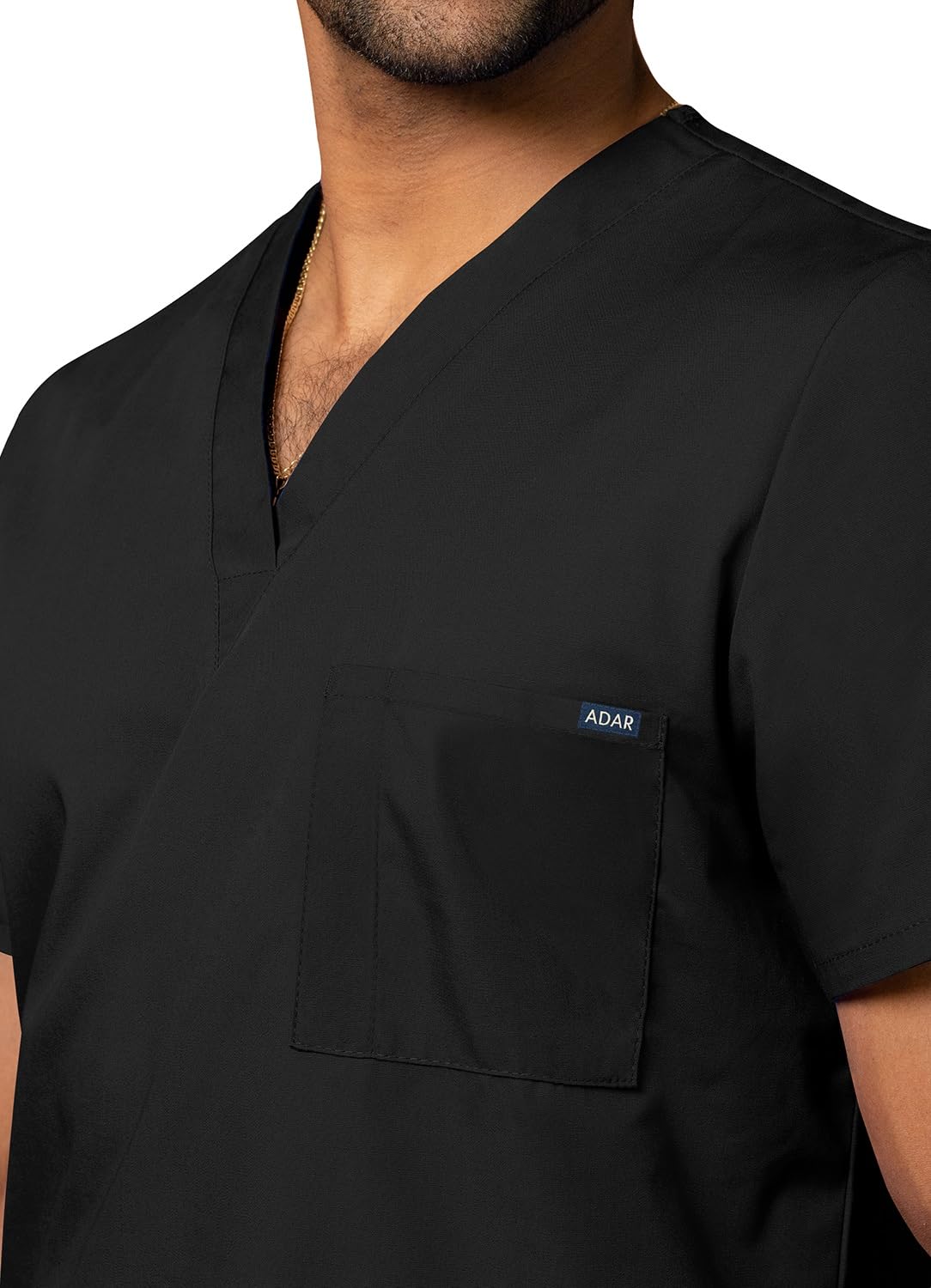 Adar Uniformes médicos - Casaca médica Unisex con Cuello en v