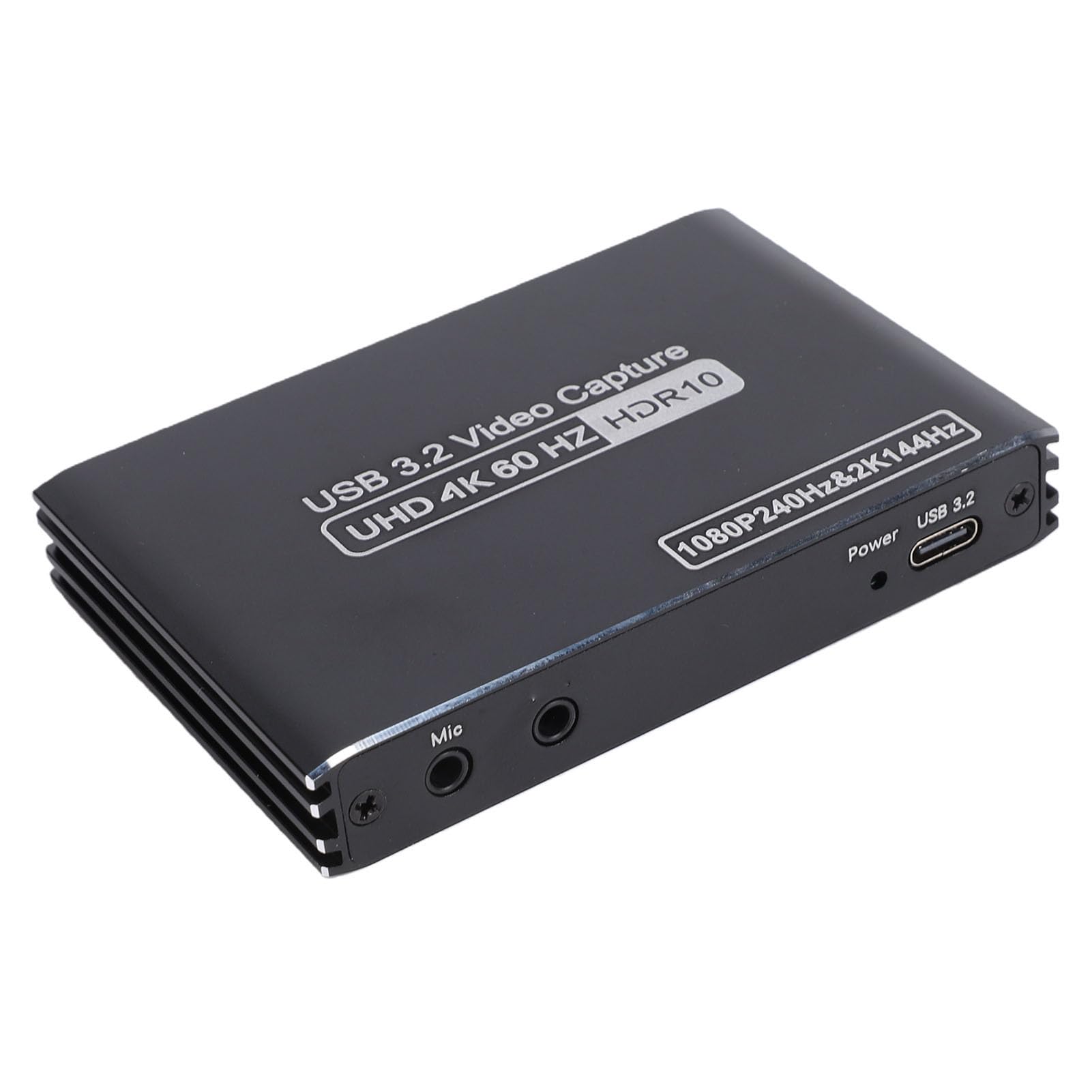 Annadue Scheda di Acquisizione Video 4K Dispositivo di Acquisizione HDMI 2.1 Videoregistratore USB 3.0 con Uscita Loop HDR 4K 60Hz per lo Streaming di Giochi PC OBS