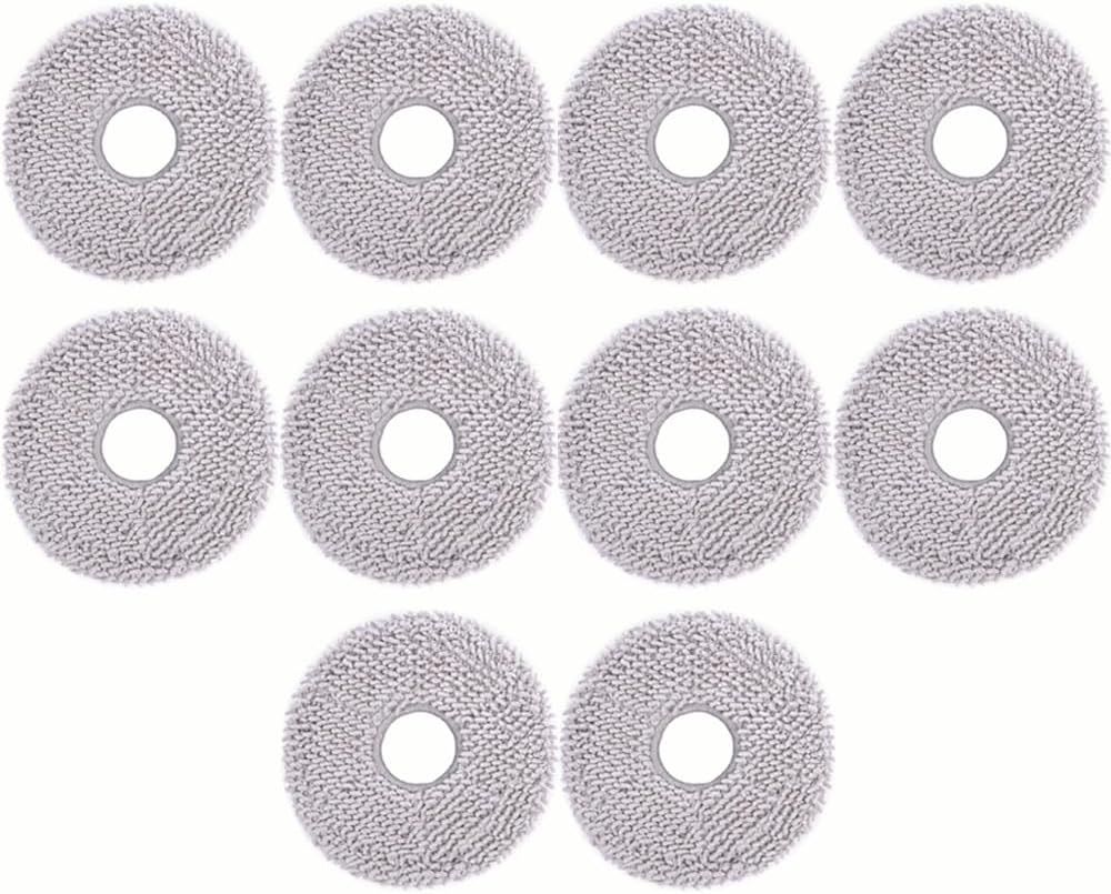 10pcs Mop Pads for ECOVACS DEEBOT X1 Omni/X1 Turbo/T20 Omni/T10 Omni/X2 Omni/T30S/N30 Pro Omni/N30 Omni/T30S AI/T30S Pro/T30S CARE/T50 OMNI/T50 PR O OMNI/T50 MAX P R O OMNI/Yeedi m12 p ro+ Deebot Mop