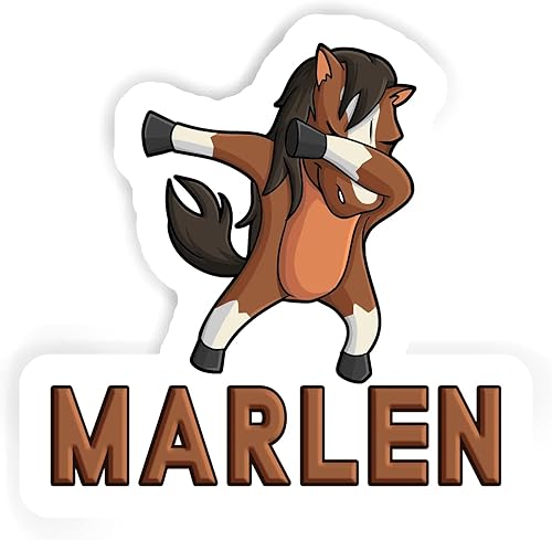 12 Dabbing Horse Stickers Marlen (2pcs 5.5inch, 4pcs 2.5inch, 6pcs 1.8inch) disponible en Yaxa Colombia