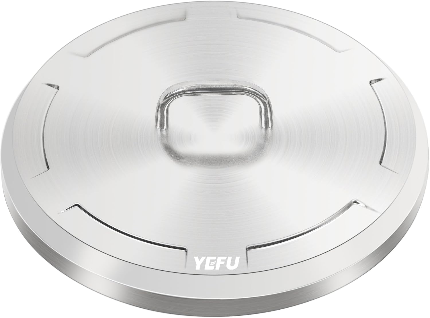 YEFU Fire Pit Lid for Solo Stove Bonfire 19.5 Inch, Portable 304 Stainless Steel Cover Accessory for 19" Outdoor Firepit, Waterproof Anti-Dust and All-Weather Resistant