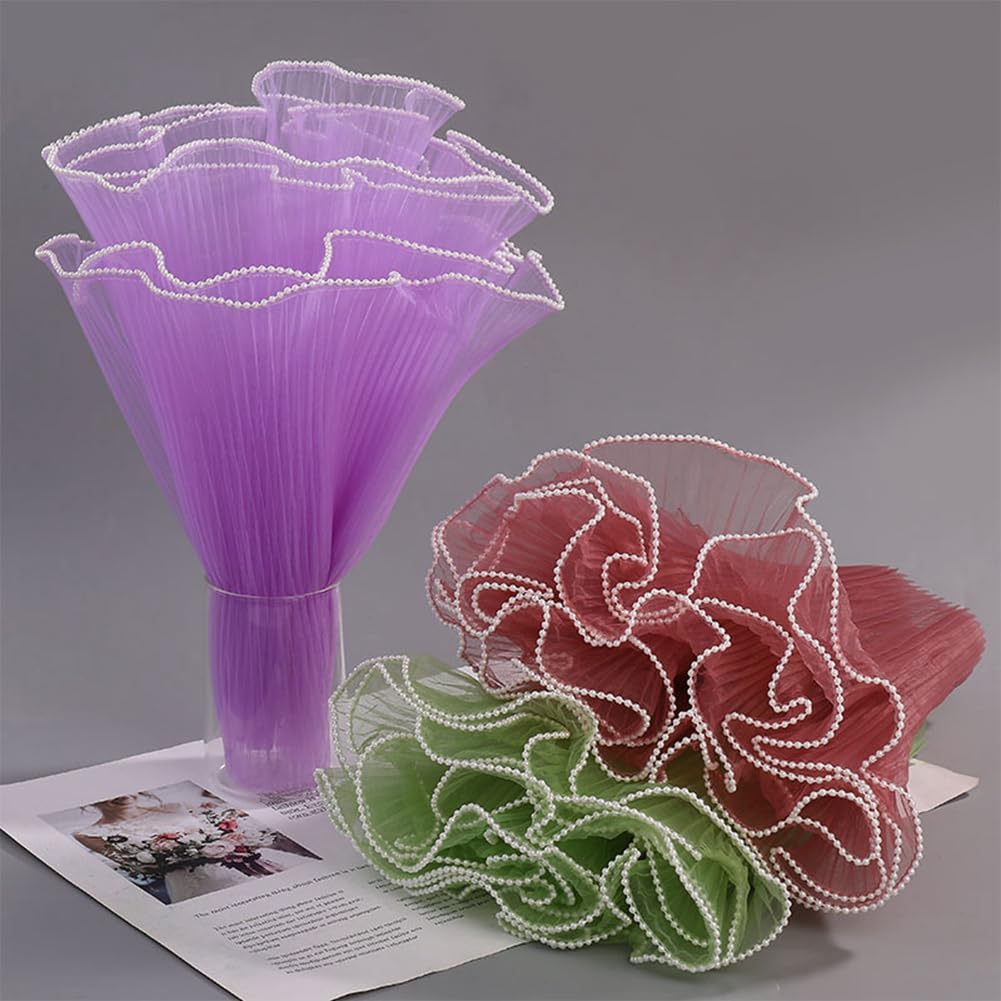 5 yards 8 cm breed ruches kant geruit plissé kant boord kanten boord kanten banden kanten randen decoratieve band sierband voor doe-het-zelf handwerk kledingdecoratie, rood B