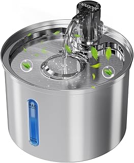 bebedouro inox silencioso para gatos 3L